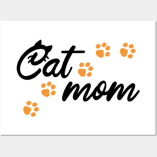 Cat mom Posters and Art